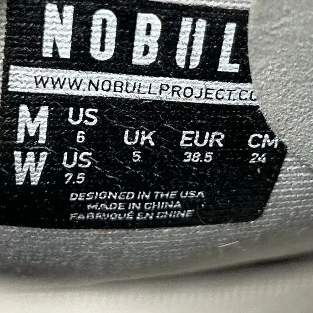 NOBULL Mid Trainers Women’s Size 7.5 Gray Athletic CrossFit Gym Shoes Used